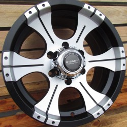 4X4 305 8×16 5×139,7 ET0 Black Matt Face Machined