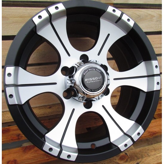 4X4 305 8×16 5×139,7 ET0 Black Matt Face Machined