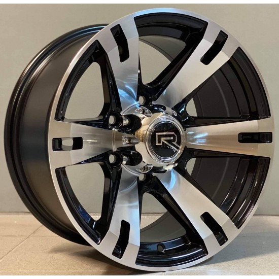 4X4 311 8×16 5×139,7 ET0 Black Face Machined 4X4 311 8×16 5×139,7 ET0 Black Face Machined