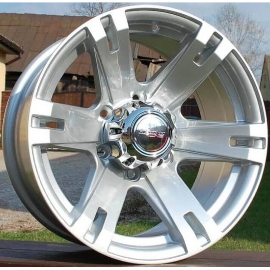 4X4 311 8×16 6×139,7 ET0 Hyper Silver