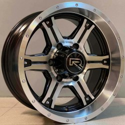 4X4 5031 8×16 6×139,7 ET-20 Black Face Machined