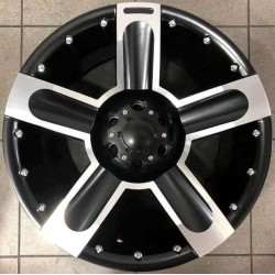 4X4 5036 9×18 6×114,3 ET20 Black Matt Face Machined