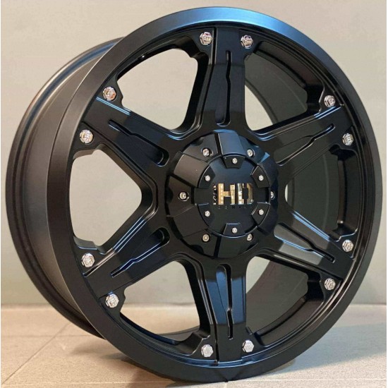 4X4 5106 8,5×18 5×114,3/120 ET40 Matt Black