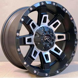 4X4 5261 9×18 5×127/139,7 ET0 Black Matt Face Machined