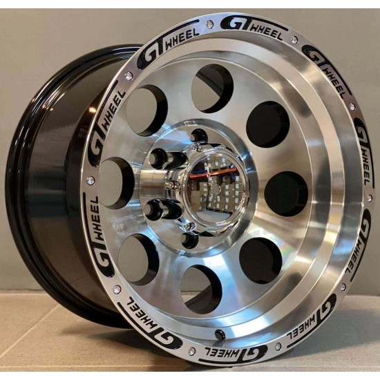 4X4 531 10×16 6×139,7 ET-10 Black Face Machined