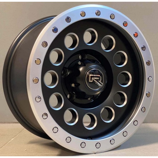 4X4 5332 8×16 5×139,7 ET-10 Black Matt Face Machined