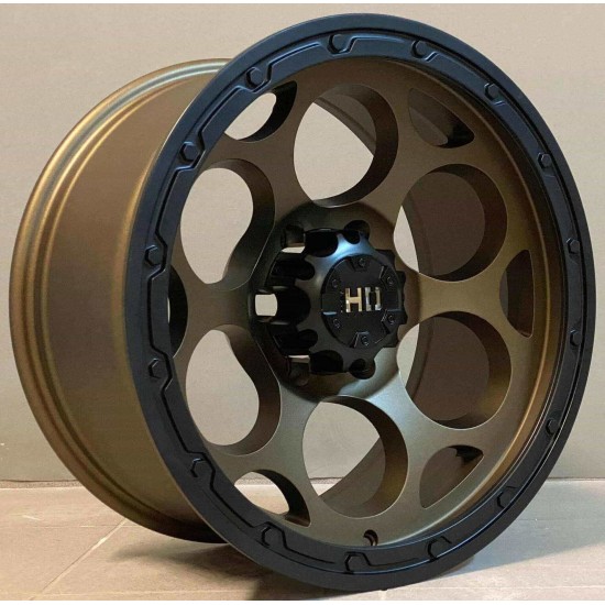 4X4 5748 9×18 6×139,7 ET-20 Matt Bronze Black Lip