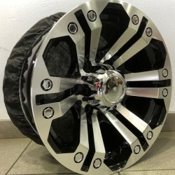 4X4 6009 8×16 6×139,7 ET0 Black Face Machined