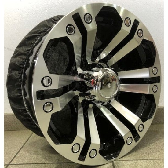 4X4 6009 8×16 6×139,7 ET0 Black Face Machined