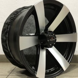 4X4 6091 8,5×17 5×114,3 ET20 Black Matt Face Machined