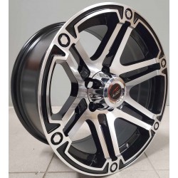4X4 618 8×16 5×114,3 ET0 Black Face Machined