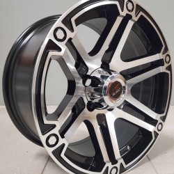 4X4 618 8×16 5×114,3 ET0 Black Face Machined