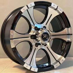 4X4 639 8,5×18 6×139,7 ET15 Black Face Machined