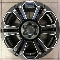 4X4 705 8×16 6×114,3 ET0 Matt Black