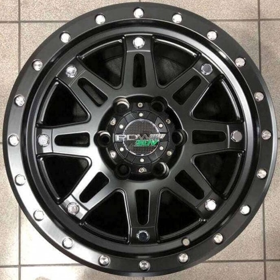 4X4 753 9×17 6×139,7 ET25 Matt Black