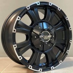 4X4 801 8X17 5×118/130 ET40 Black Matt Face Machined