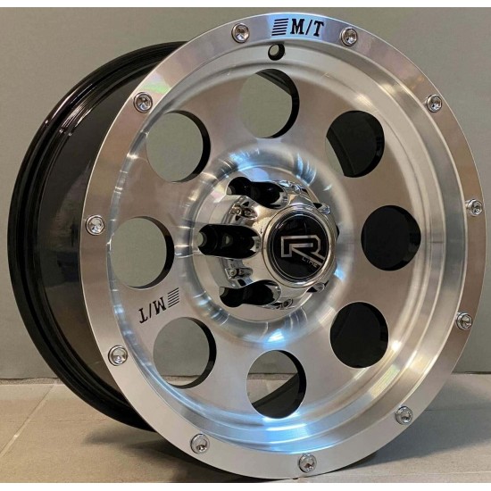 4X4 812 8×16 6×114,3 ET0 Black Face Machined