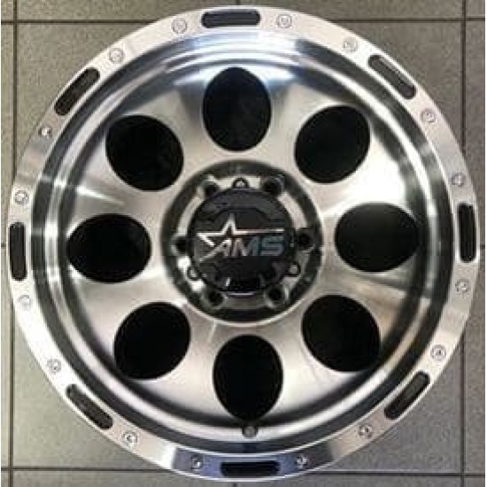 4X4 87 8×16 6×139,7 ET-10 Black Face Machined