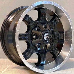 4X4 901 9×17 5×114,3 ET-12 Glossy Black Lip