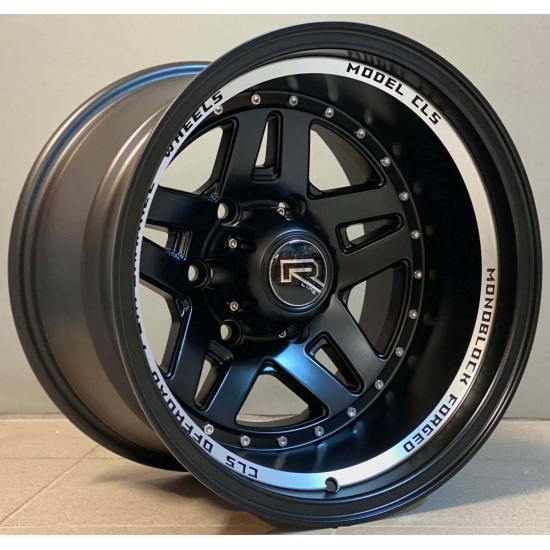 4X4 936 10×16 6×139,7 ET-44 Matt Black Lip