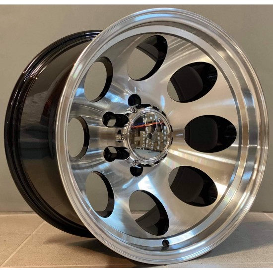 4X4 997 10×17 6×139,7 ET-52 Black Face Machined