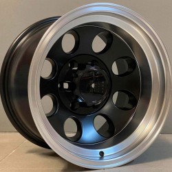 4X4 997 8×16 6×139,7 ET0 Matt Black Lip