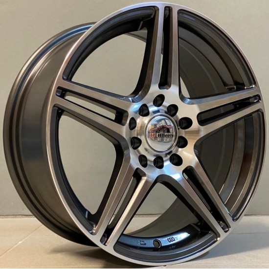 AG Wheels 3277 7×16 10X100/114,3 ET35 Gun Metal Face Machined