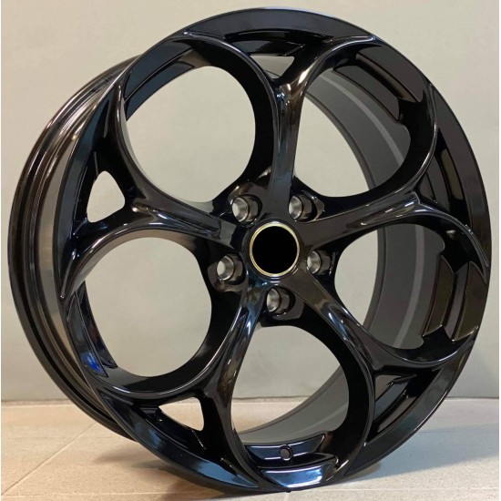 ALFA ROMEO STYLE 1664 7,5×17 5×110 ET32 Glossy Black ALFA ROMEO STYLE 1664 7,5×17 5×110 ET32 Glossy Black