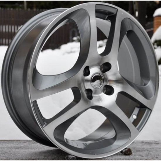 ALFA ROMEO STYLE 353 7×17 4×98 ET41 Gun Metal Face Machined ALFA ROMEO STYLE 353 7×17 4×98 ET41 Gun Metal Face Machined