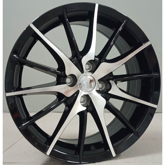 ALFA ROMEO STYLE 355 7×16 4×98 ET41 Black Matt Face Machined ALFA ROMEO STYLE 355 7×16 4×98 ET41 Black Matt Face Machined