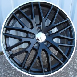 AUDI STYLE 1087 8×18 5×112 ET42 Matt Black Lip AUDI STYLE 1087 8×18 5×112 ET42 Matt Black Lip