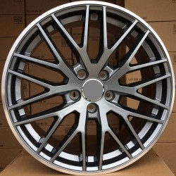 AUDI STYLE 1087 8×18 5×112 ET42 Gun Metal Lip AUDI STYLE 1087 8×18 5×112 ET42 Gun Metal Lip
