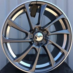 AUDI STYLE 1135 7,5×17 5×112 ET35 Matt Gun Metal Face Machined AUDI STYLE 1135 7,5×17 5×112 ET35 Matt Gun Metal Face Machined