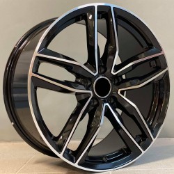 AUDI STYLE 1196 7,5×17 5×100 ET35 Black Face Machined AUDI STYLE 1196 7,5×17 5×100 ET35 Black Face Machined