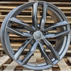 AUDI STYLE 1196 7,5×17 5×100 ET40 Gun Metal Face Machined AUDI STYLE 1196 7,5×17 5×100 ET40 Gun Metal Face Machined