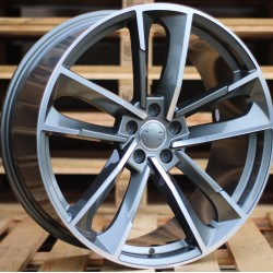 AUDI STYLE 1329 7,5×17 5×112 ET42 Gun Metal Face Machined AUDI STYLE 1329 7,5×17 5×112 ET42 Gun Metal Face Machined