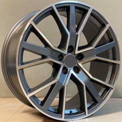 AUDI STYLE 1332 8×18 5×112 ET39 Gun Metal Face Machined AUDI STYLE 1332 8×18 5×112 ET39 Gun Metal Face Machined