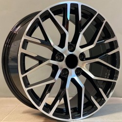 AUDI STYLE 1349 8×18 5×112 ET40 Black Face Machined AUDI STYLE 1349 8×18 5×112 ET40 Black Face Machined