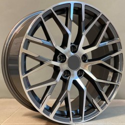 AUDI STYLE 1349 8×18 5×112 ET35 Gun Metal Face Machined AUDI STYLE 1349 8×18 5×112 ET35 Gun Metal Face Machined