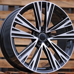 AUDI STYLE 1424 8×18 5×112 ET35 Black Face Machined