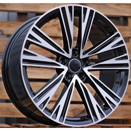 AUDI STYLE 1424 8×18 5×112 ET35 Black Face Machined