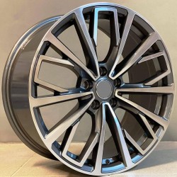 AUDI STYLE 1453 8×18 5×112 ET39 Gun Metal Face Machined