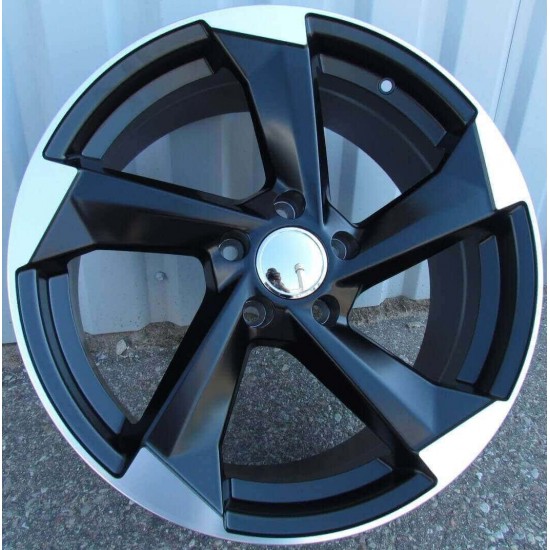 AUDI STYLE 150 8×18 5×112 ET35 Black Matt Face Machined