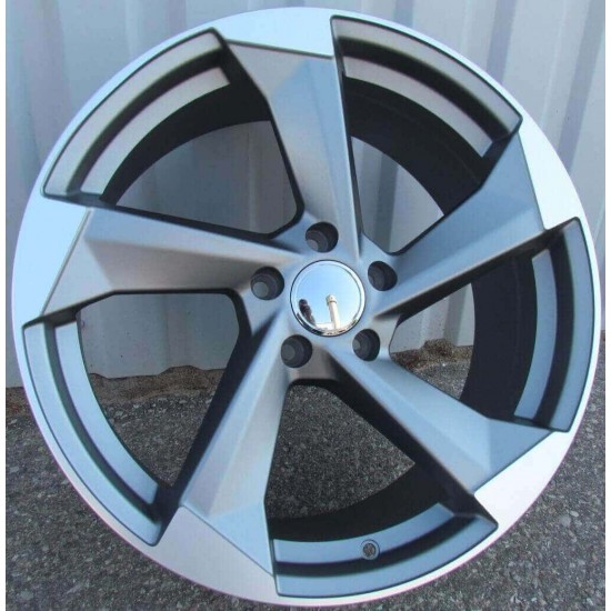 AUDI STYLE 150 8×18 5×112 ET42 Gun Metal Face Machined