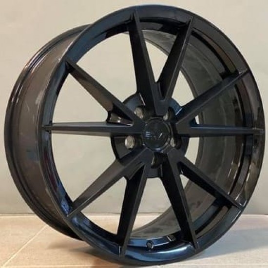 AUDI STYLE 5006 8×18 5×100 ET40 Glossy Black