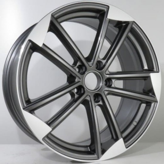 AUDI STYLE 521 7,5×17 5×112 ET45 Gun Metal Face Machined