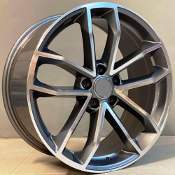 AUDI STYLE 5232 8×18 5×112 ET30 Gun Metal Face Machined