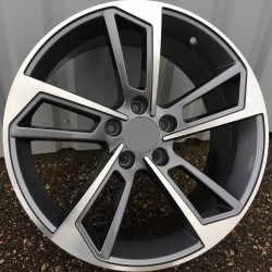 AUDI STYLE 5295 7,5×17 5×112 ET45 Gun Metal Face Machined