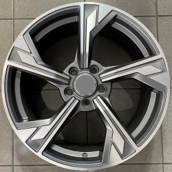 AUDI STYLE 5419 8×18 5×112 ET40 Matt Gun Metal Face Machined AUDI STYLE 5419 8×18 5×112 ET40 Matt Gun Metal Face Machined