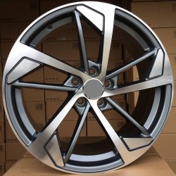 AUDI STYLE 5617 7,5×17 5×112 ET40 Gun Metal Face Machined AUDI STYLE 5617 7,5×17 5×112 ET40 Gun Metal Face Machined
